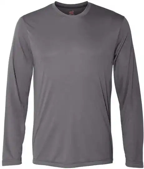 Hanes 482l Cool Dri Long Sleeve Performance t Shirt Graphite