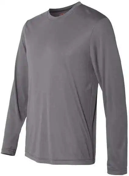 Hanes 482l Cool Dri Long Sleeve Performance t Shirt Graphite