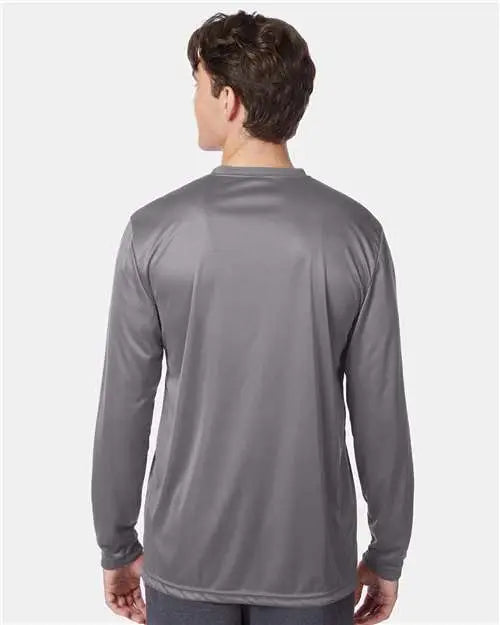 Hanes 482l Cool Dri® Long Sleeve Performance T-shirt - Graphite