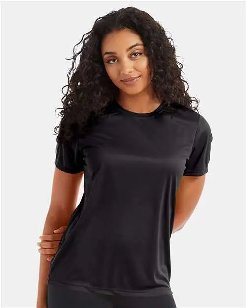 Hanes 4830 Cool Dri Women’s Performance T-shirt - Black