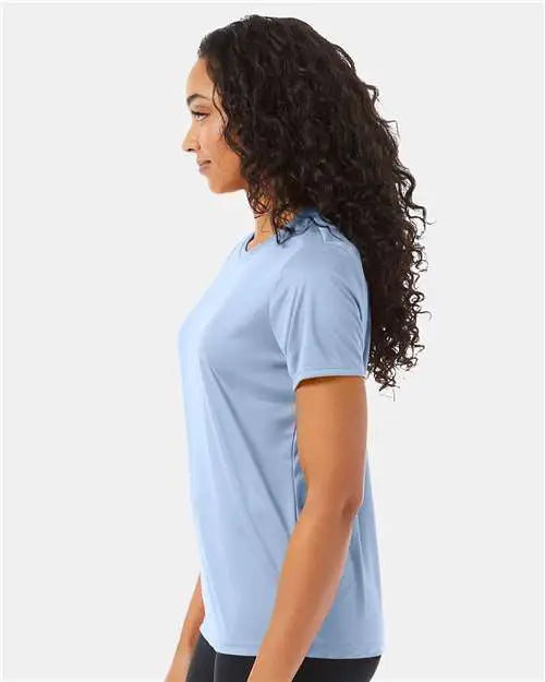 Hanes 4830 Cool Dri Women’s Performance T-shirt - Light Blue