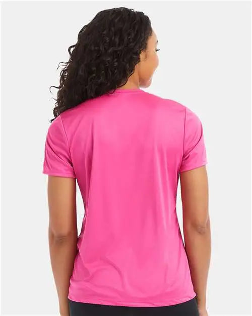 Hanes 4830 Cool Dri Women’s Performance T-shirt - Wow Pink