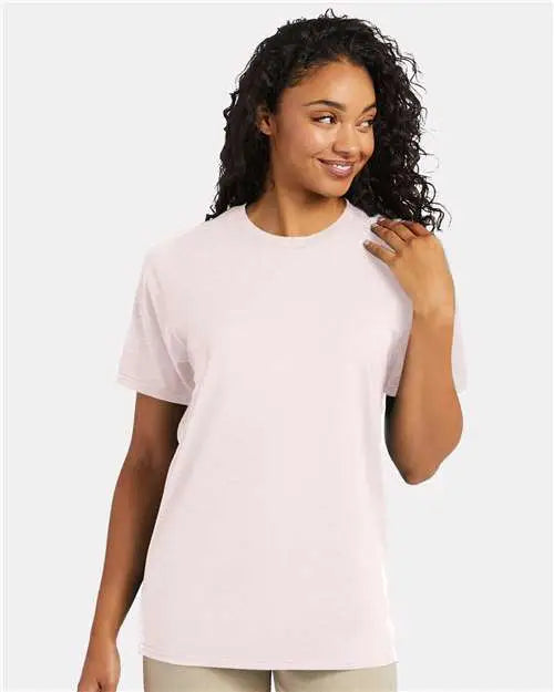 Hanes 4980 Perfect-t T-shirt - Body Blush Heather