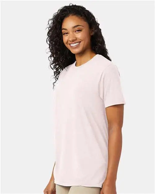 Hanes 4980 Perfect-t T-shirt - Body Blush Heather
