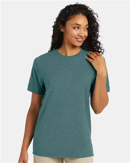 Hanes 4980 Perfect-t T-shirt - Cactus Heather