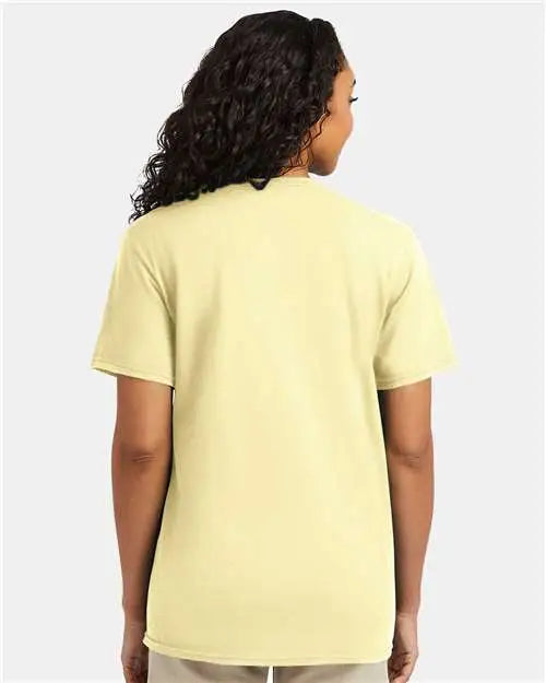Hanes 4980 Perfect-t T-shirt - Lemon Meringue Heather