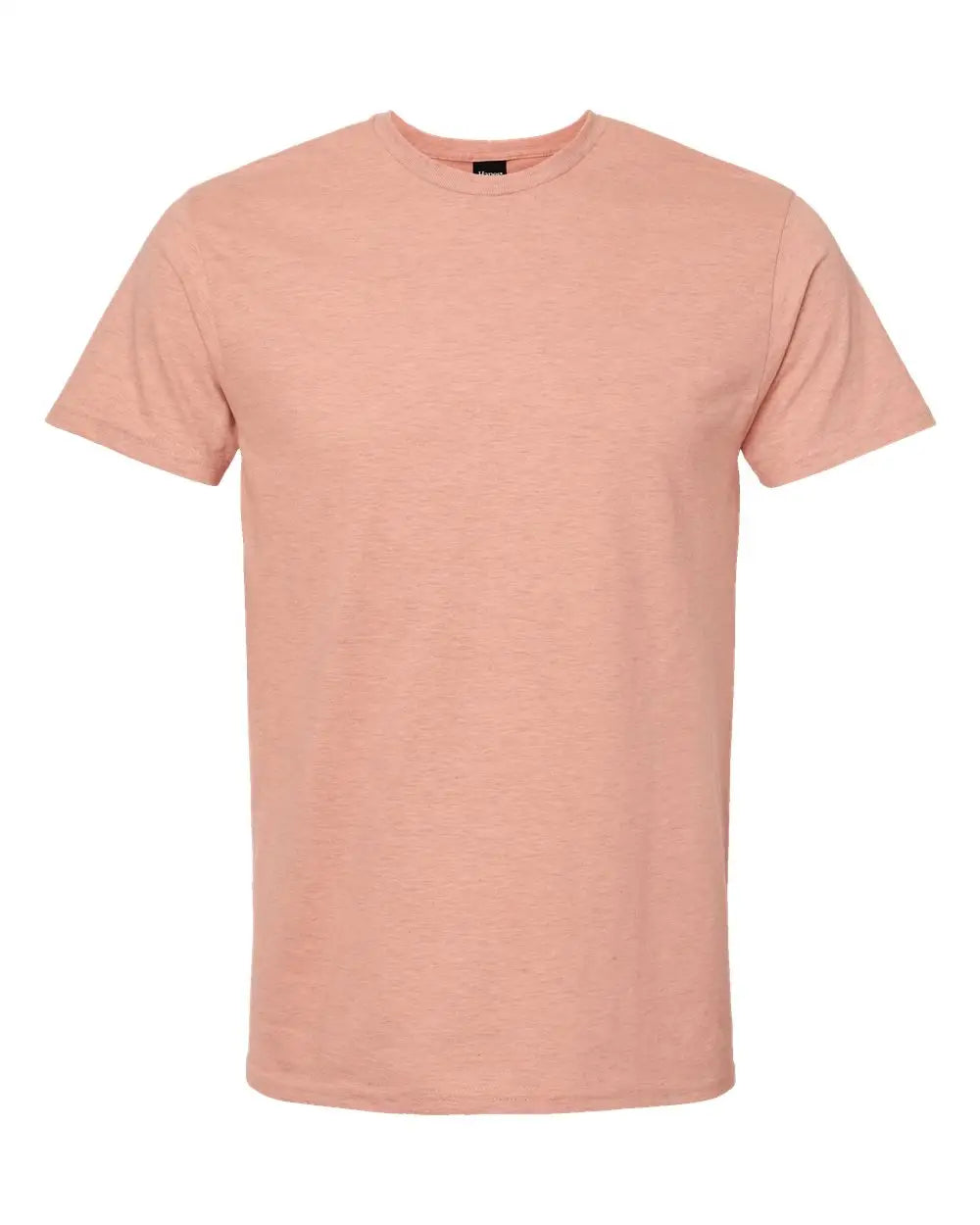 Hanes 4980 Perfect-t T-shirt - Marbled Cantaloupe - Coral / s
