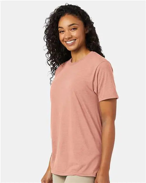 Hanes 4980 Perfect-t T-shirt - Marbled Cantaloupe