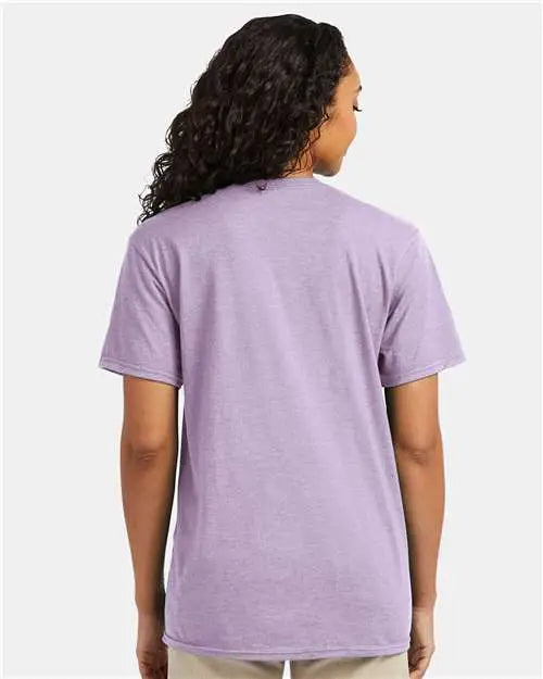 Hanes 4980 Perfect-t T-shirt - Marbled Pale Violet