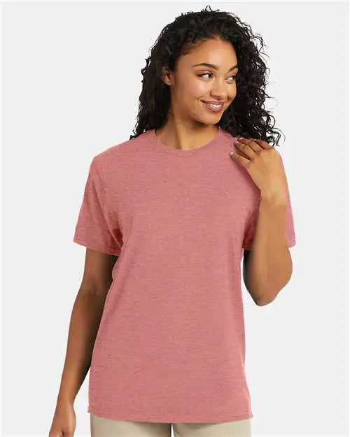 Hanes 4980 Perfect-t T-shirt - Mauve Heather