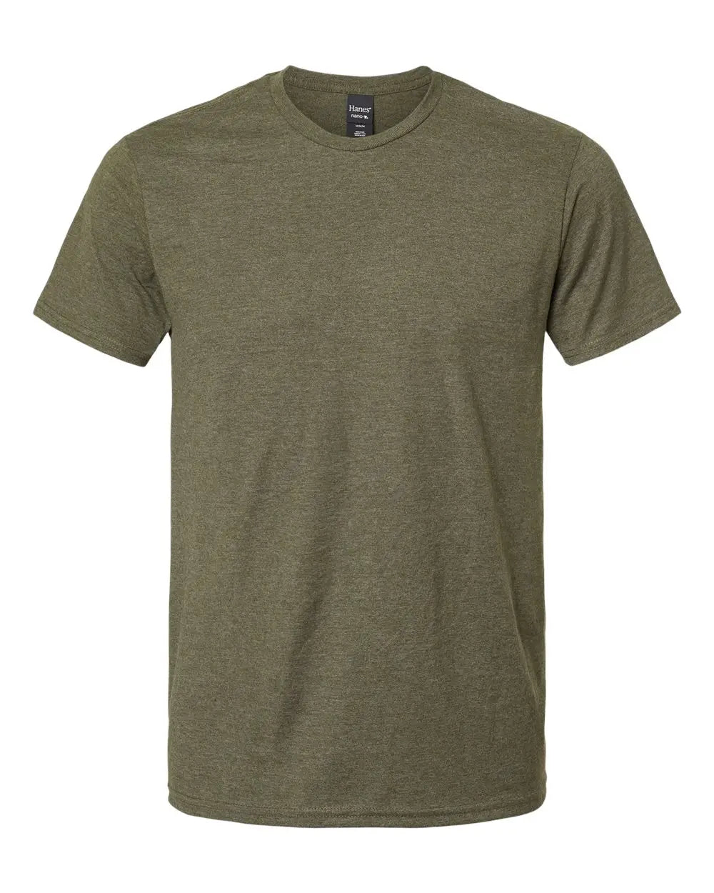 Hanes 4980 Perfect-t T-shirt - Military Green Heather - Olive / s