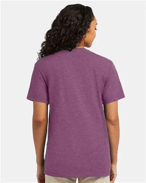 Hanes 4980 Perfect-t T-shirt - Purple Rain Heather