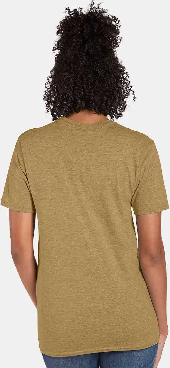 Hanes 4980 Perfect t Shirt Brown Sugar Heather