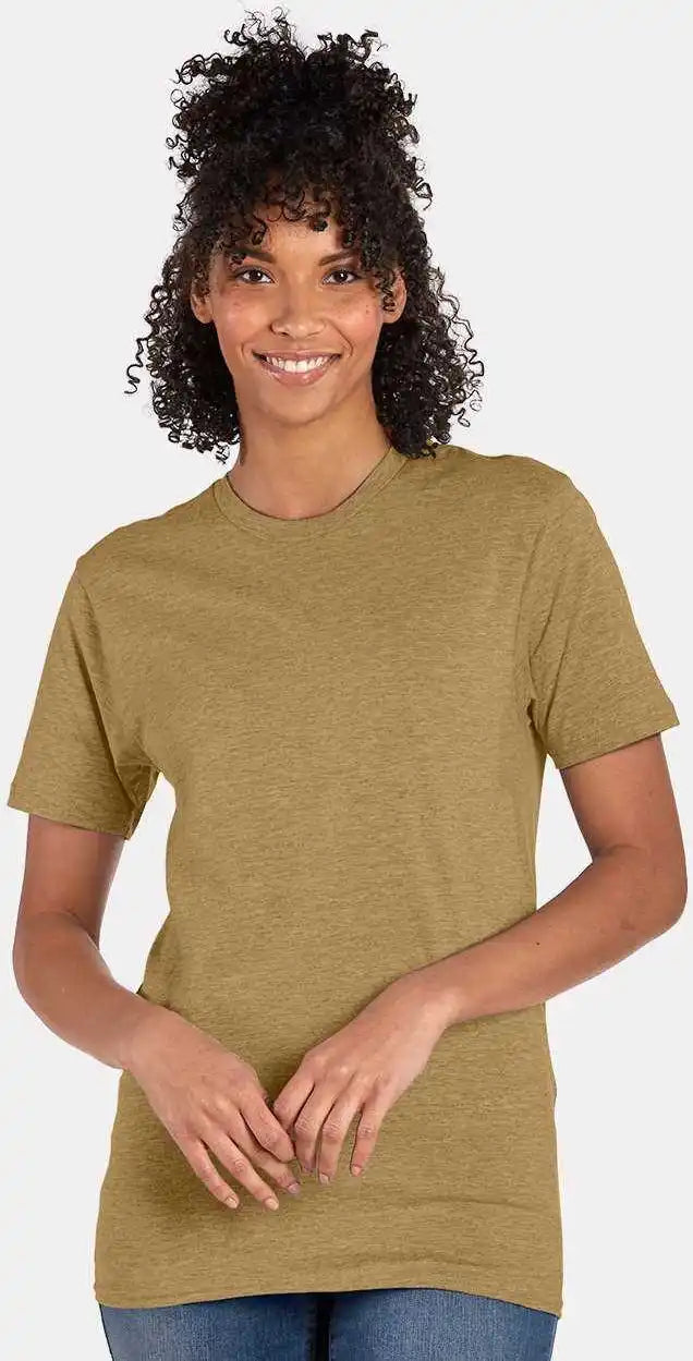 Hanes 4980 Perfect t Shirt Brown Sugar Heather