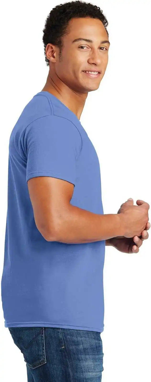 Hanes 4980 Perfect t Shirt Carolina Blue