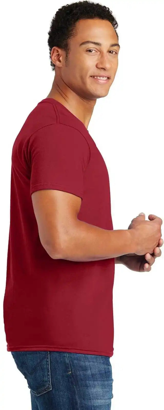 Hanes 4980 Perfect t Shirt Deep Red