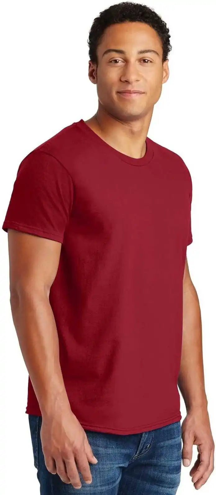 Hanes 4980 Perfect t Shirt Deep Red
