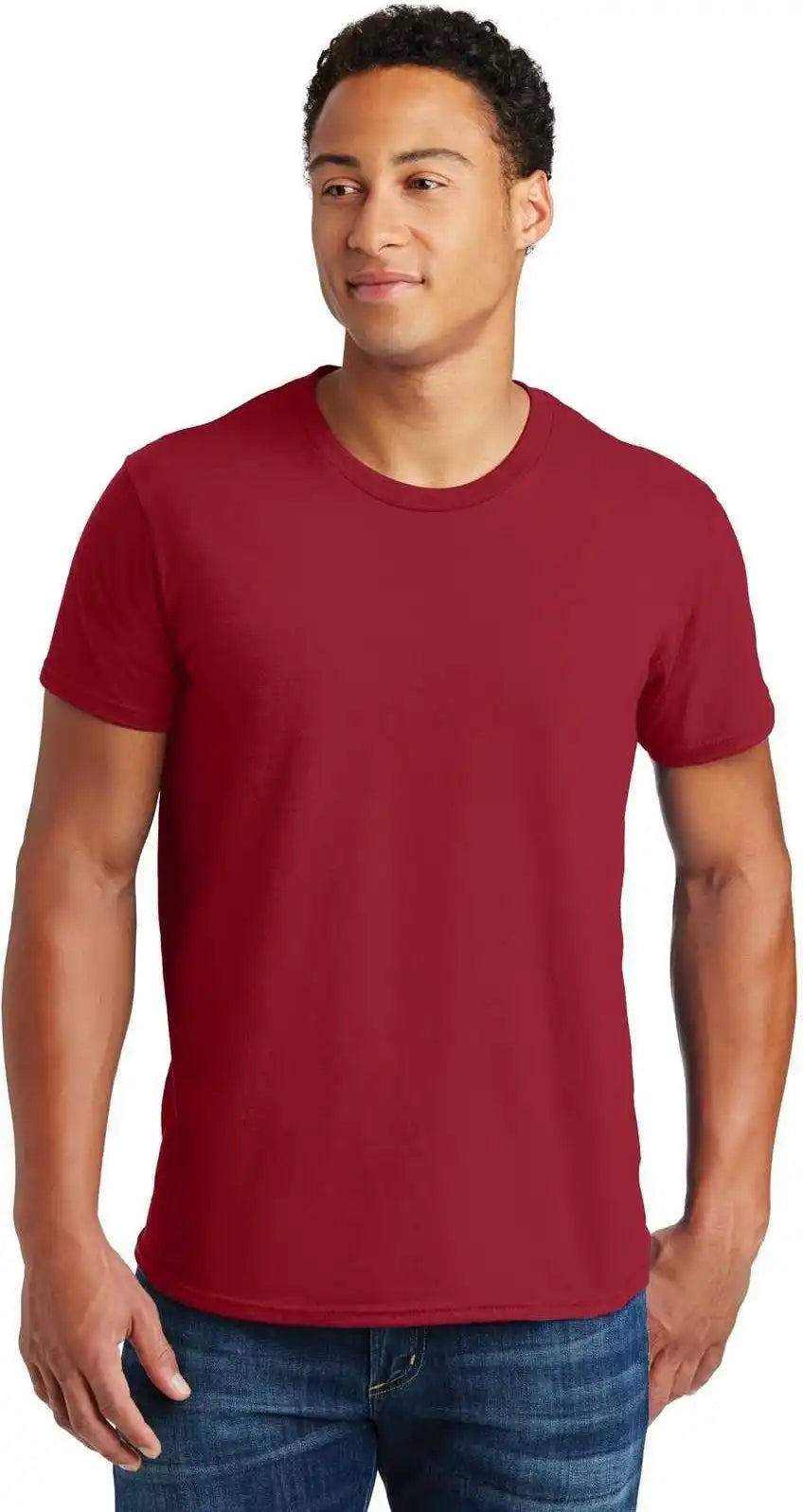 Hanes 4980 Perfect t Shirt Deep Red