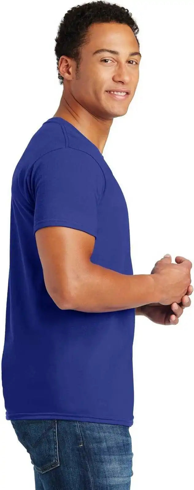 Hanes 4980 Perfect t Shirt Deep Royal