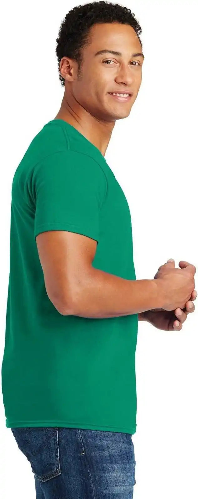 Hanes 4980 Perfect t Shirt Kelly Green