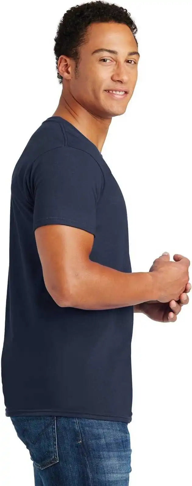 Hanes 4980 Perfect t Shirt Navy