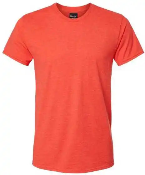 Hanes 4980 Perfect t Shirt Poppy Red Heather