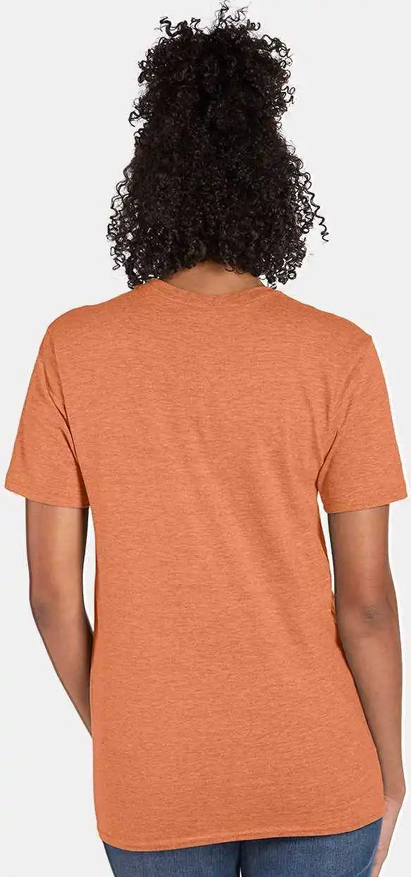 Hanes 4980 Perfect t Shirt Pumpkin Heather