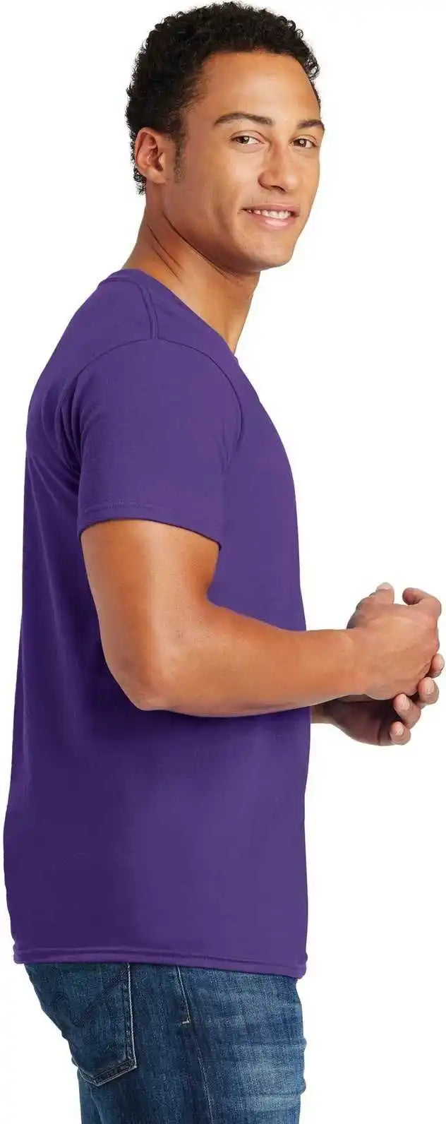 Hanes 4980 Perfect t Shirt Purple