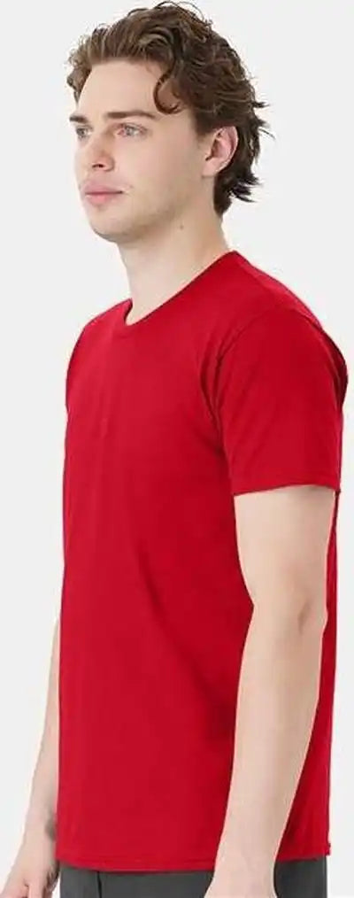 Hanes 498pt Perfect-t Dtg T-shirt - Athletic Red