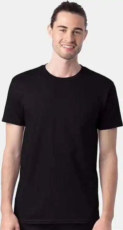 Hanes 498pt Perfect t Dtg Shirt Black