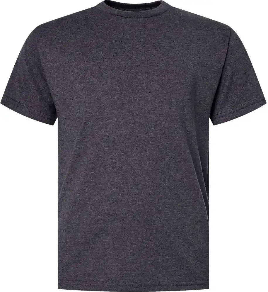 Hanes 498y Perfect-t Youth T-shirt - Charcoal Heather - Xs