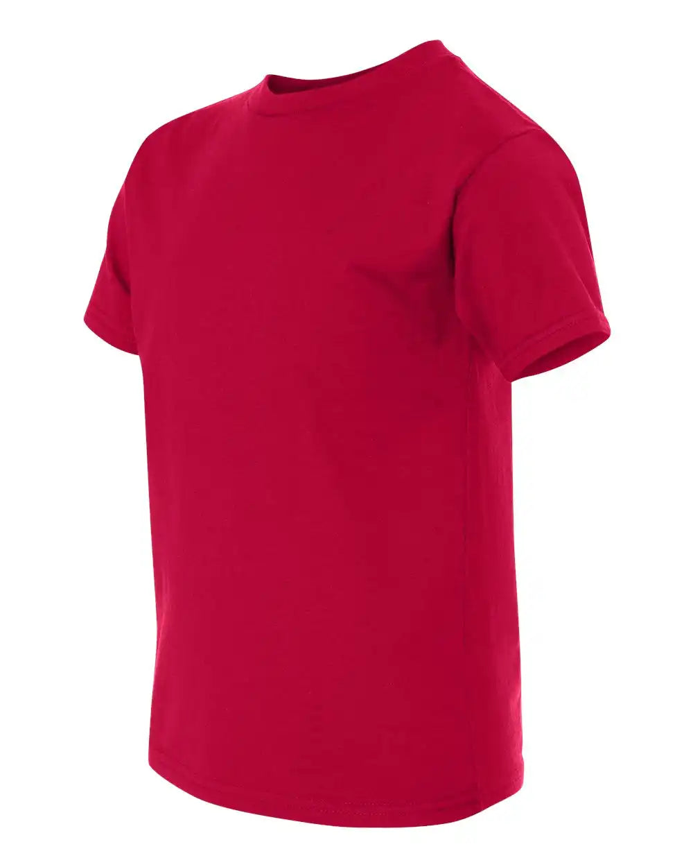 Hanes 498y Perfect-t Youth T-shirt - Deep Red - Xs