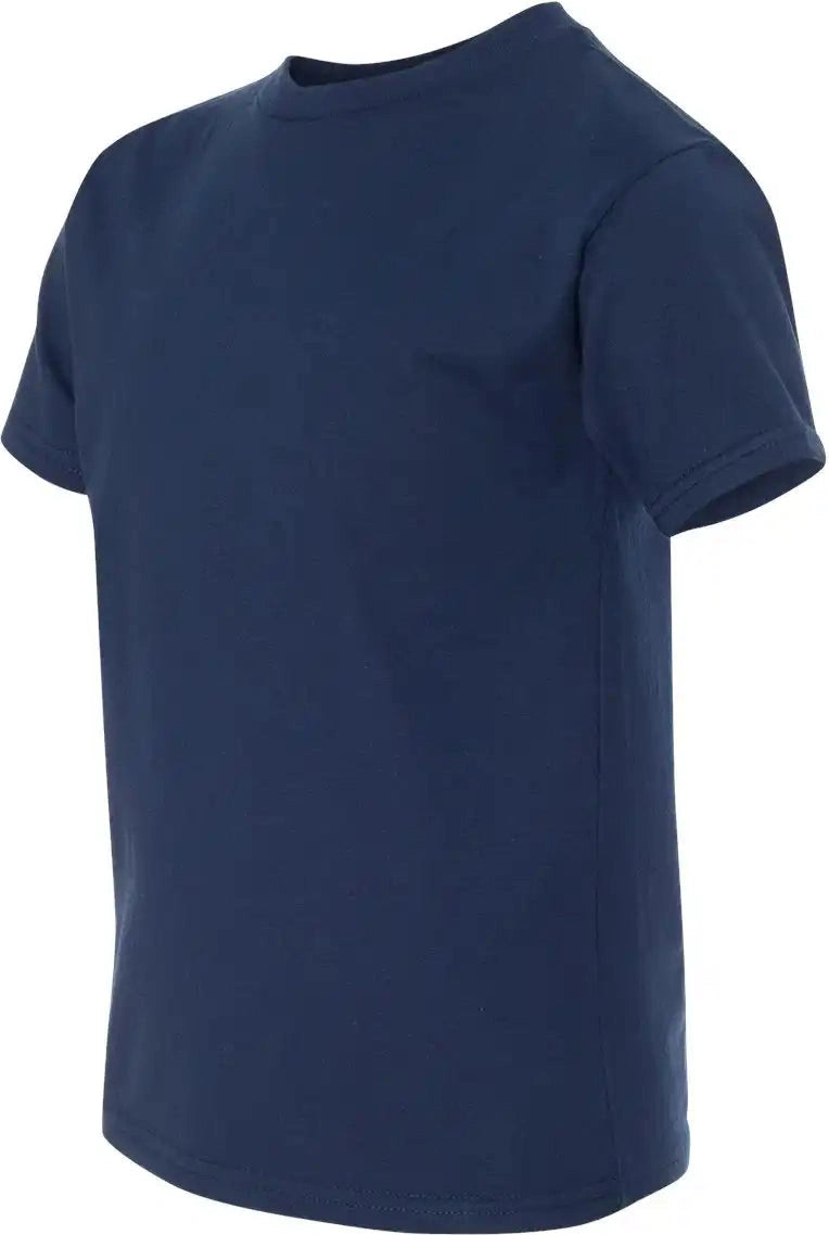 Hanes 498y Perfect-t Youth T-shirt - Navy - Xs