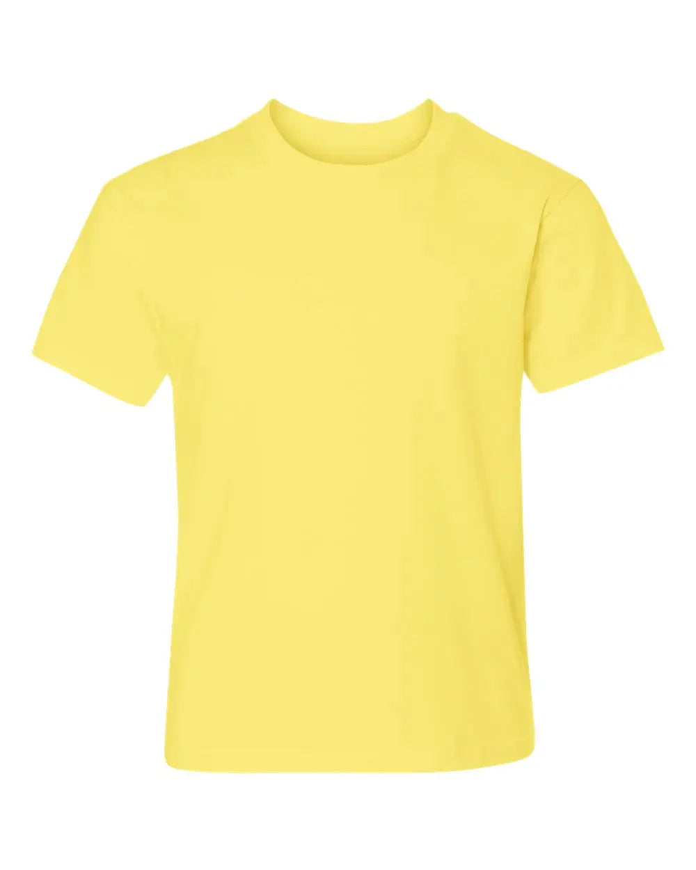 Hanes 498y Perfect-t Youth T-shirt - Yellow