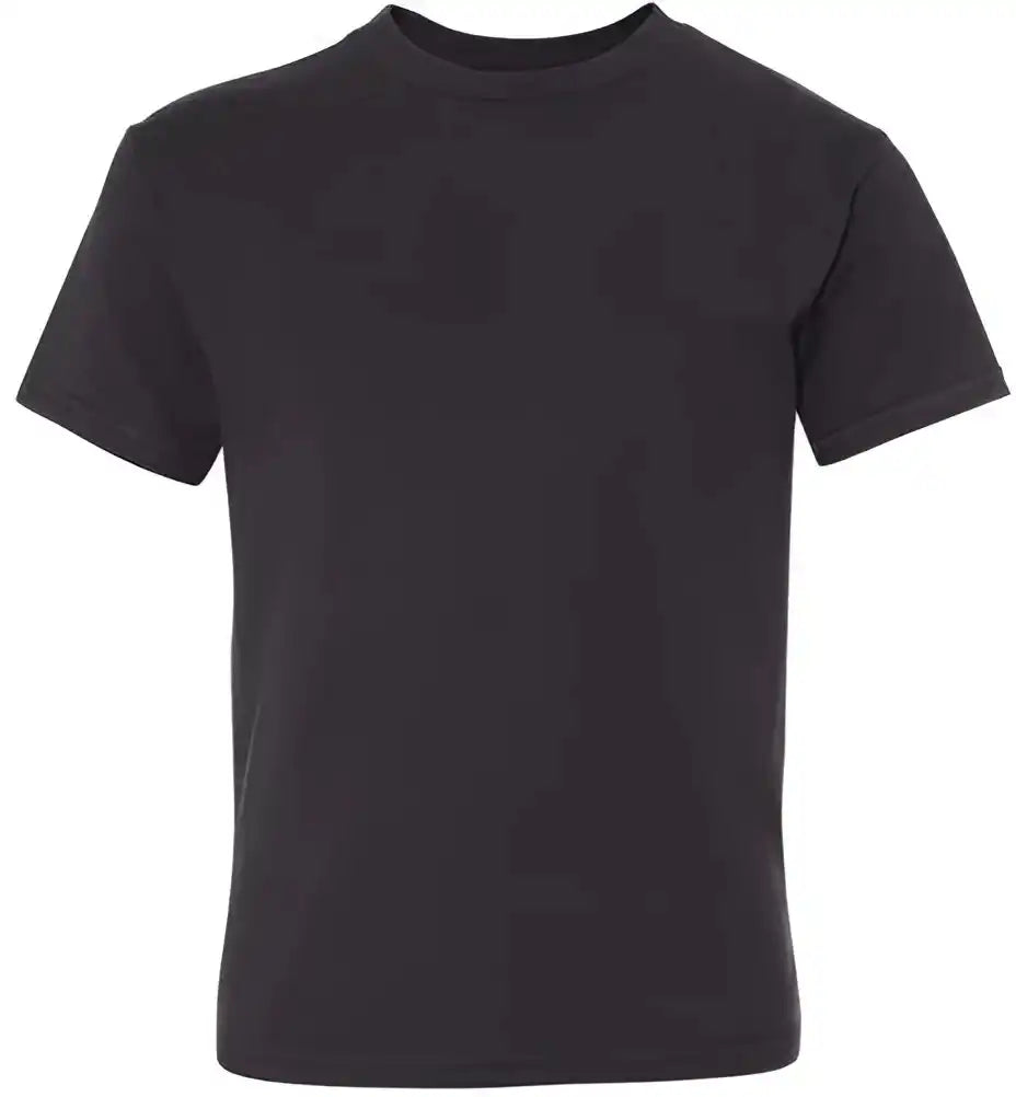 Hanes 498y Perfect t Youth Short Sleeve Shirt Black