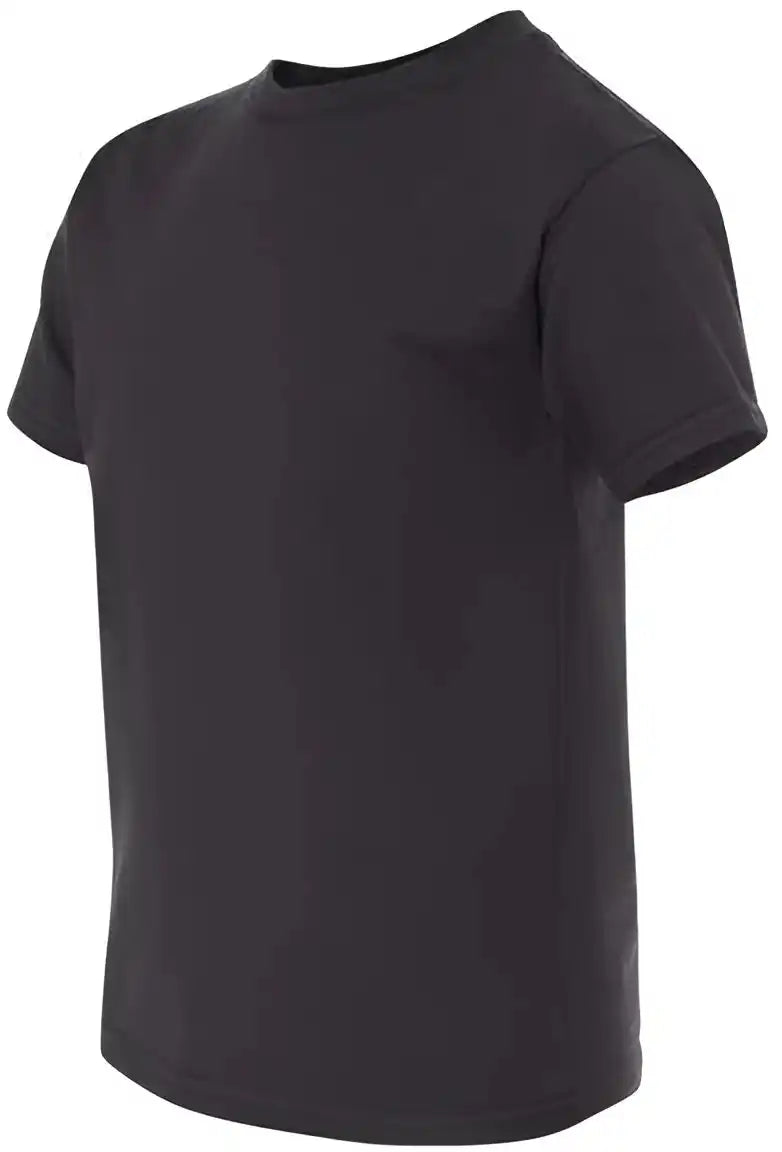 Hanes 498y Perfect t Youth Short Sleeve Shirt Black