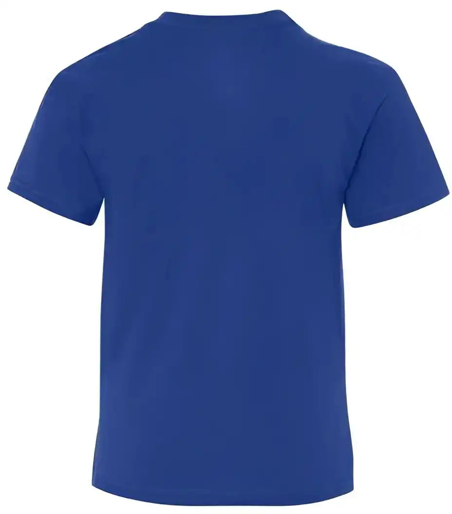 Hanes 498y Perfect-t Youth Short Sleeve T-shirt - Deep Royal