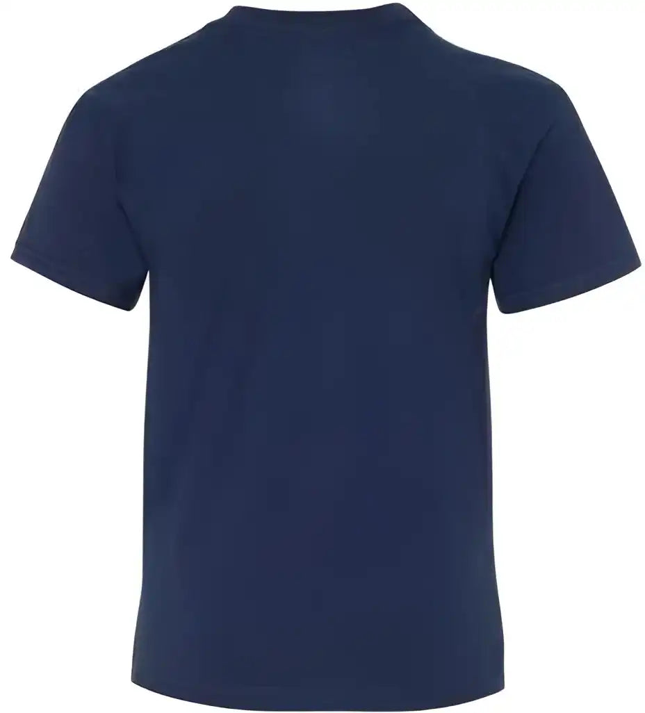 Hanes 498y Perfect-t Youth Short Sleeve T-shirt - Navy