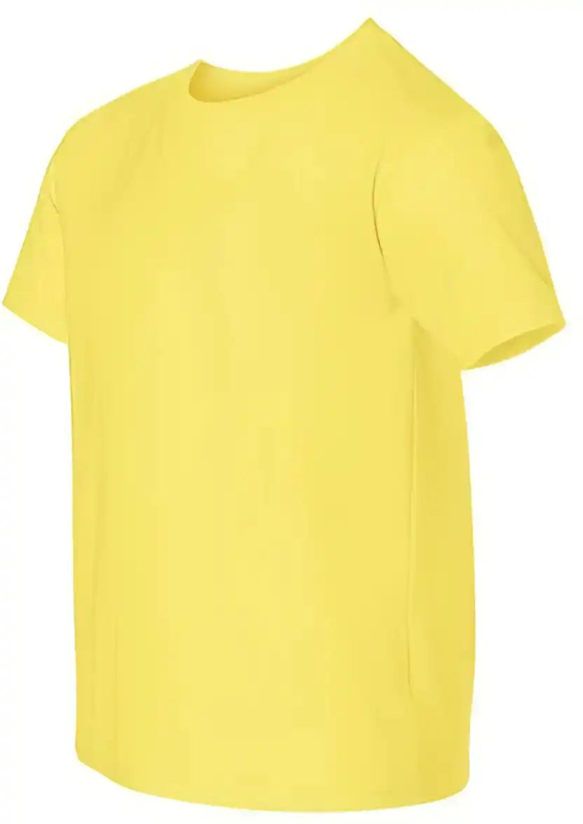 Hanes 498y Perfect-t Youth Short Sleeve T-shirt - Yellow