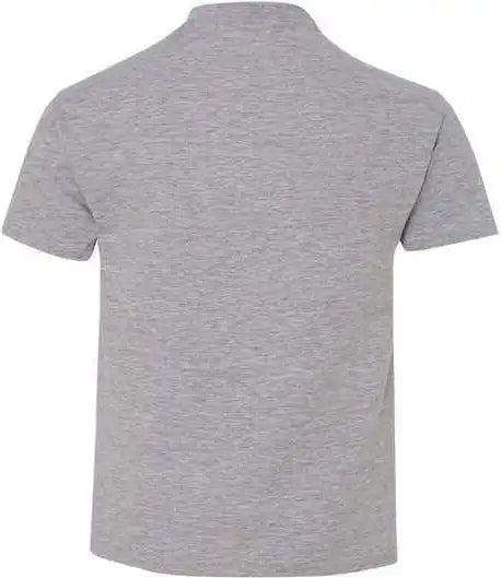 Hanes 498y Perfect t Youth Short Sleeve Shirt Light Steel
