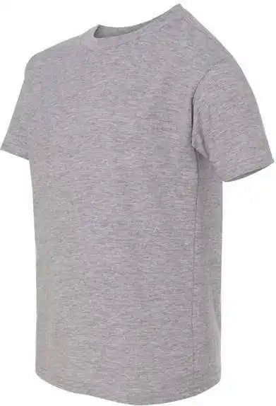 Hanes 498y Perfect t Youth Short Sleeve Shirt Light Steel