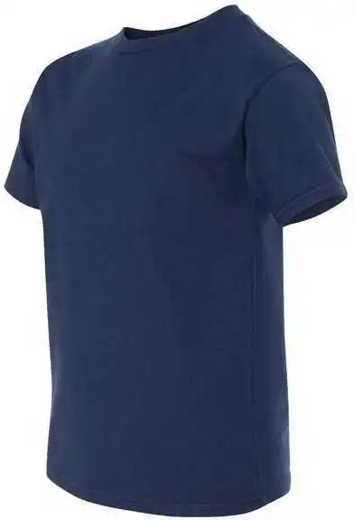 Hanes 498y Perfect-t Youth Short Sleeve T-shirt - Navy