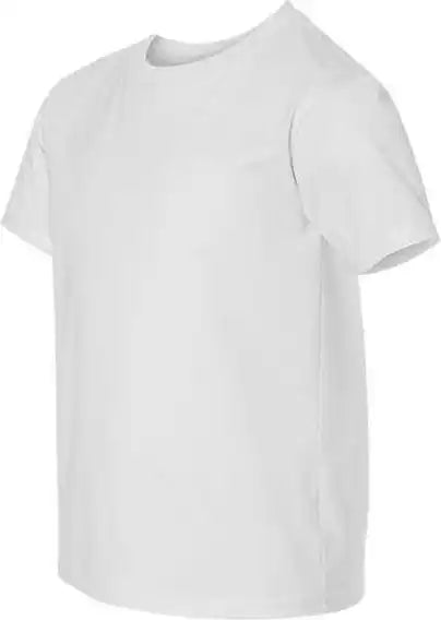 Hanes 498y Perfect t Youth Short Sleeve Shirt White