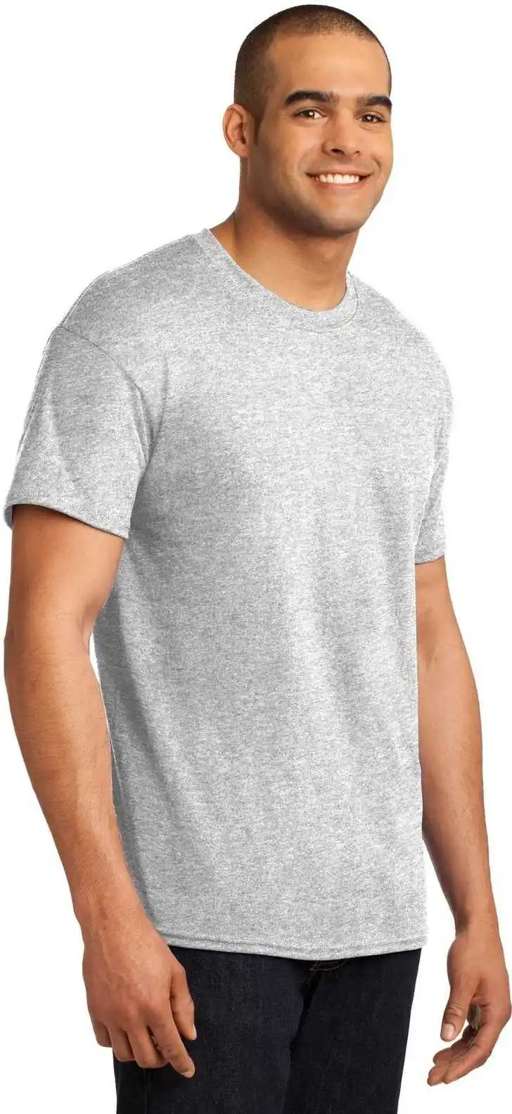 Hanes 5170 Ecosmart 50/50 Cotton/poly t Shirt Ash