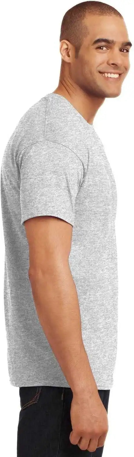 Hanes 5170 Ecosmart 50/50 Cotton/poly t Shirt Ash