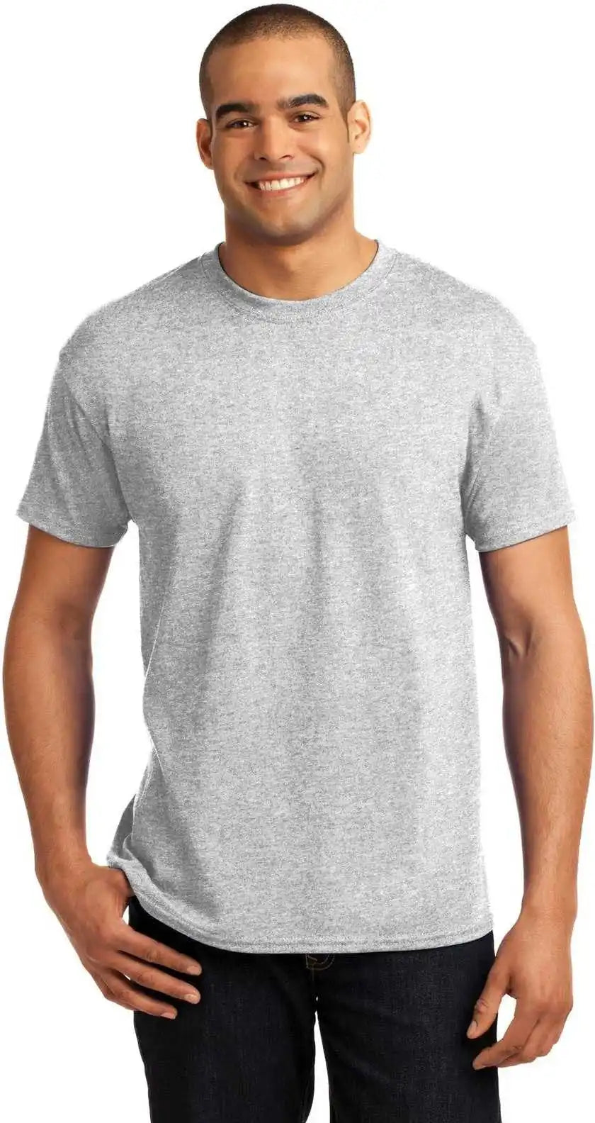 Hanes 5170 Ecosmart 50/50 Cotton/poly t Shirt Ash