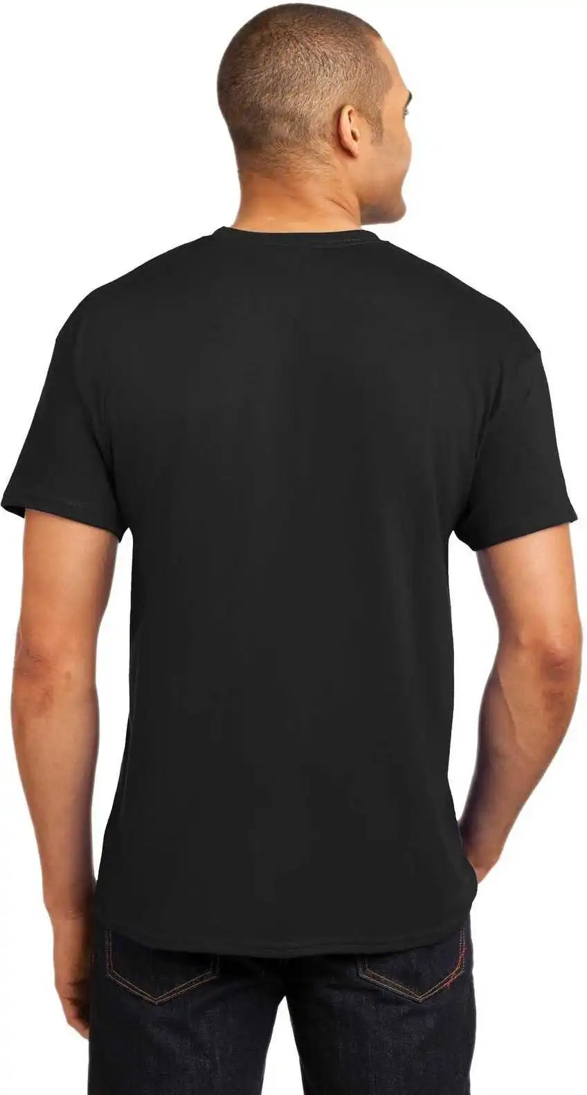 Hanes 5170 Ecosmart 50/50 Cotton/poly t Shirt Black