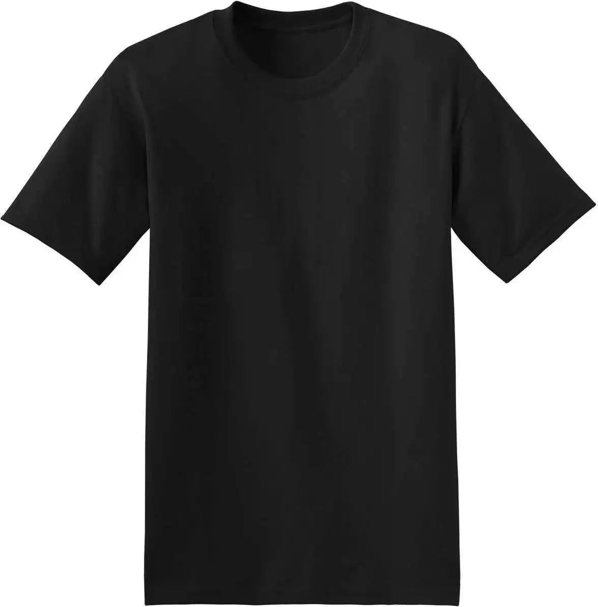 Hanes 5170 Ecosmart 50/50 Cotton/poly t Shirt Black