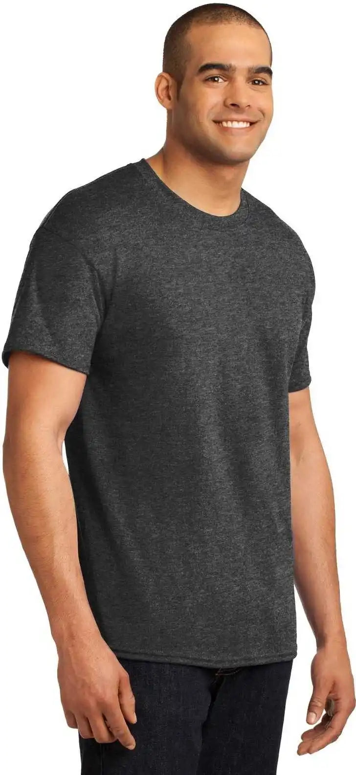 Hanes 5170 Ecosmart 50/50 Cotton/poly t Shirt Charcoal Heather