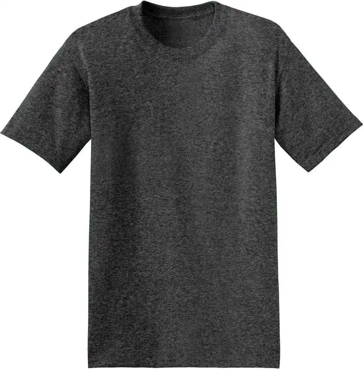 Hanes 5170 Ecosmart 50/50 Cotton/poly t Shirt Charcoal Heather